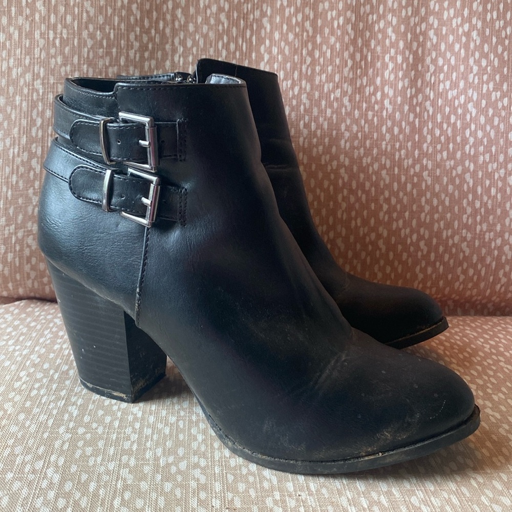 Black Heeled Booties